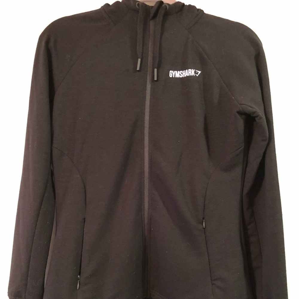 Gymshark Black Zippered Jacket